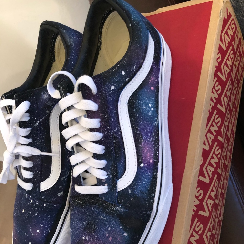 Custom galaxy vans